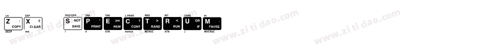 ZX Spectrum字体转换